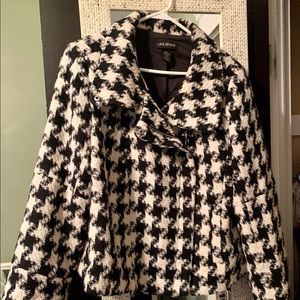 Lane Bryant Sz 18 Houndstooth jacket